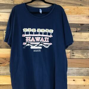 Maui Hawaii VTG Single Stitch T-Shirt Men's Size XXL Blue